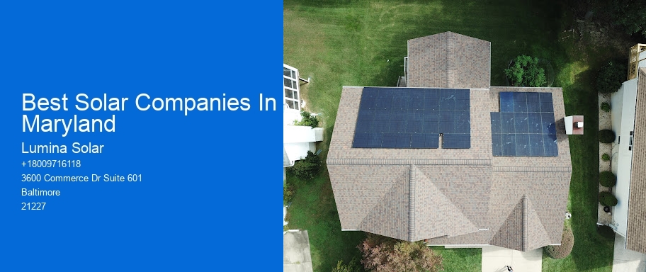 Best Solar Companies In Maryland