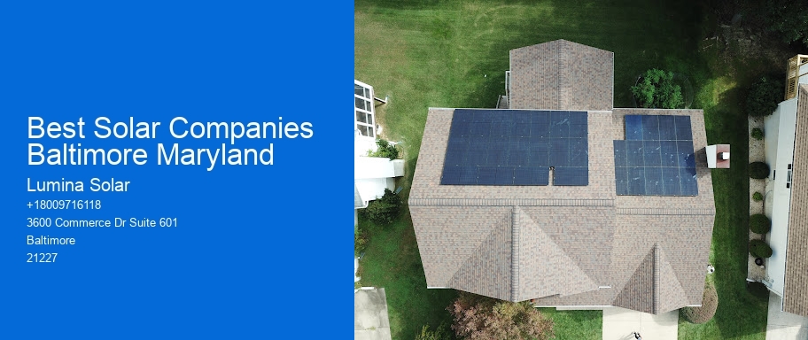 Best Solar Companies Baltimore Maryland