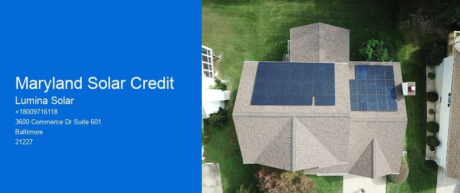 Maryland Solar Credit