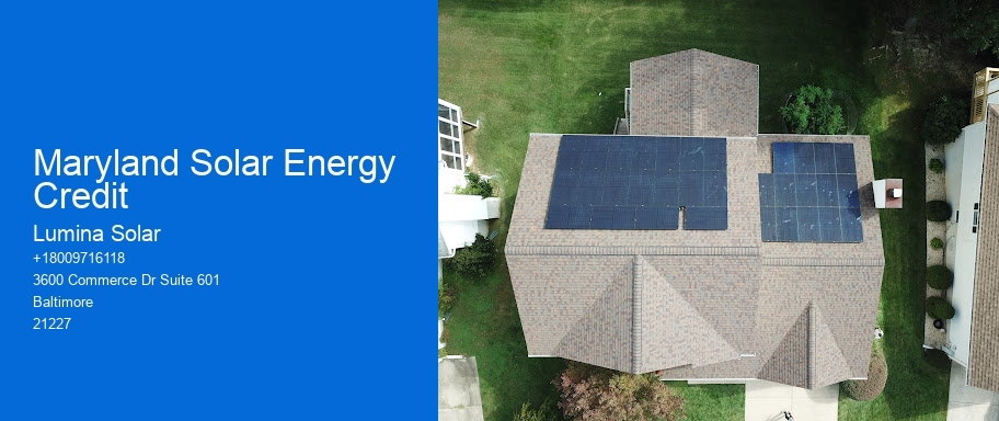 Maryland Solar Energy Credit