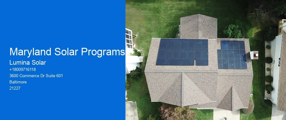 Maryland Solar Programs