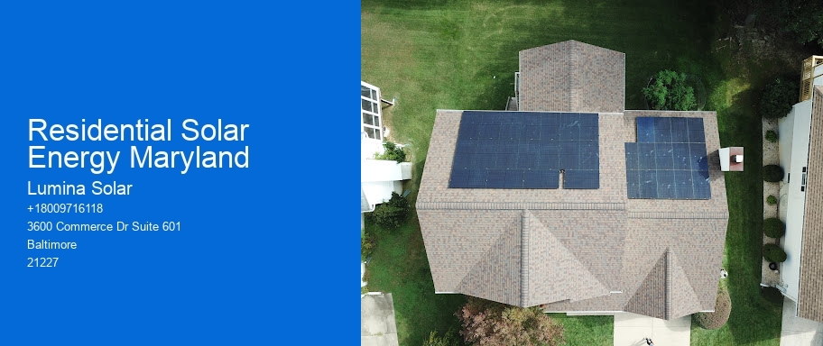 Residential Solar Energy Maryland